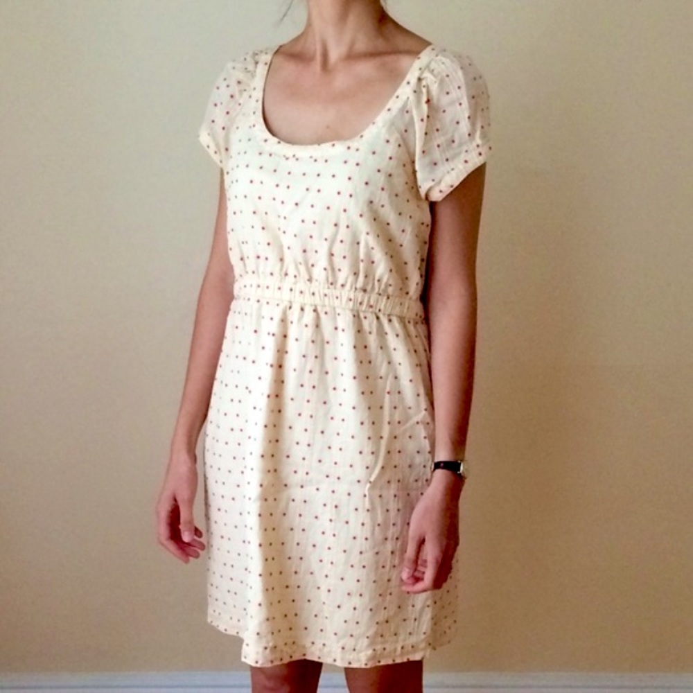 J. Crew Tea-Stained Dobby Dress